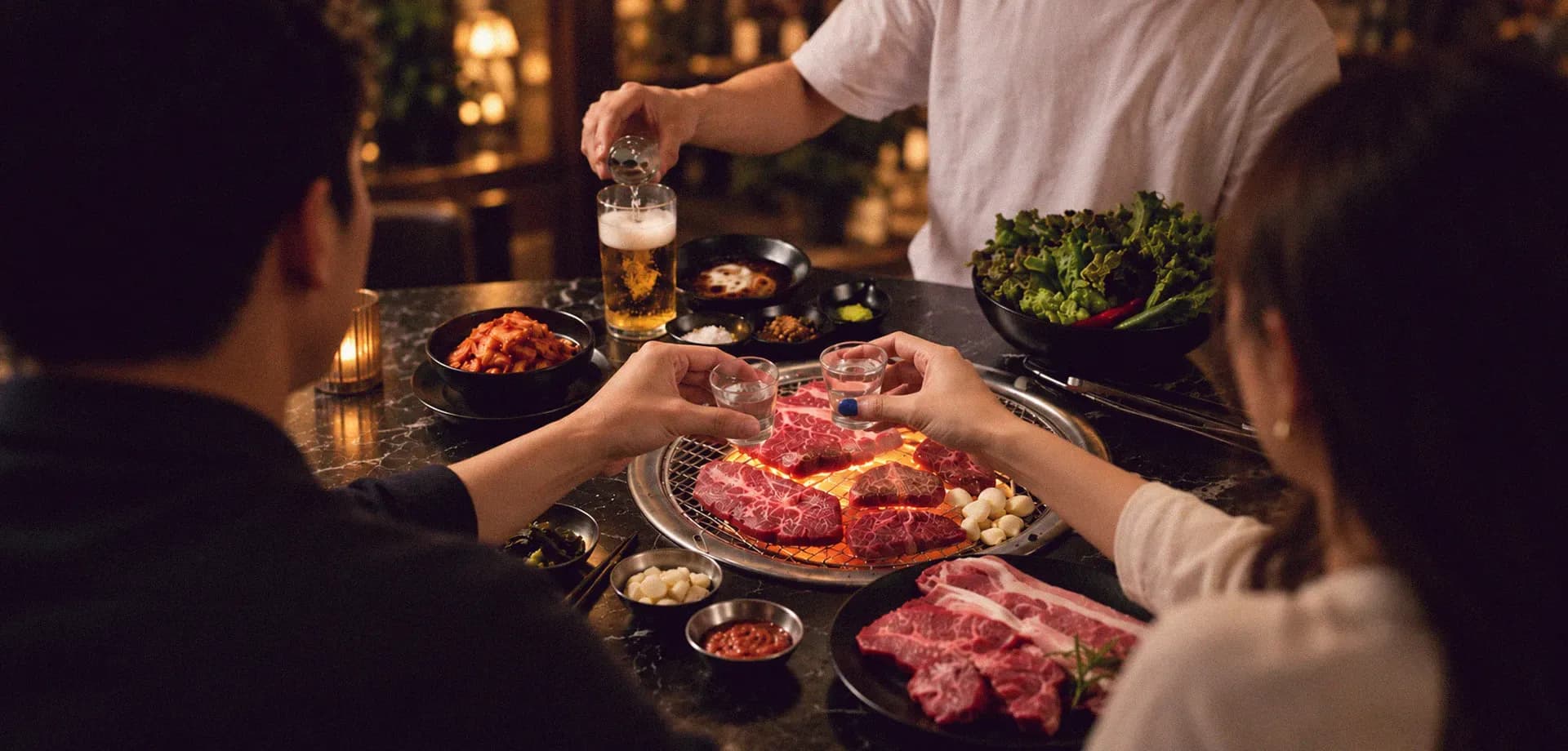 Không gian nhà hàng Yakiniku King